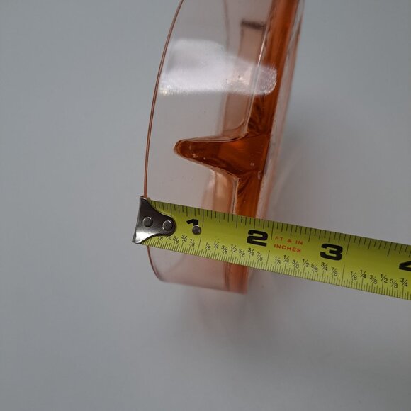 Vintage Pink Depression Glass 3 Section Divided Candy Nut Dish - Picture 7 of 16